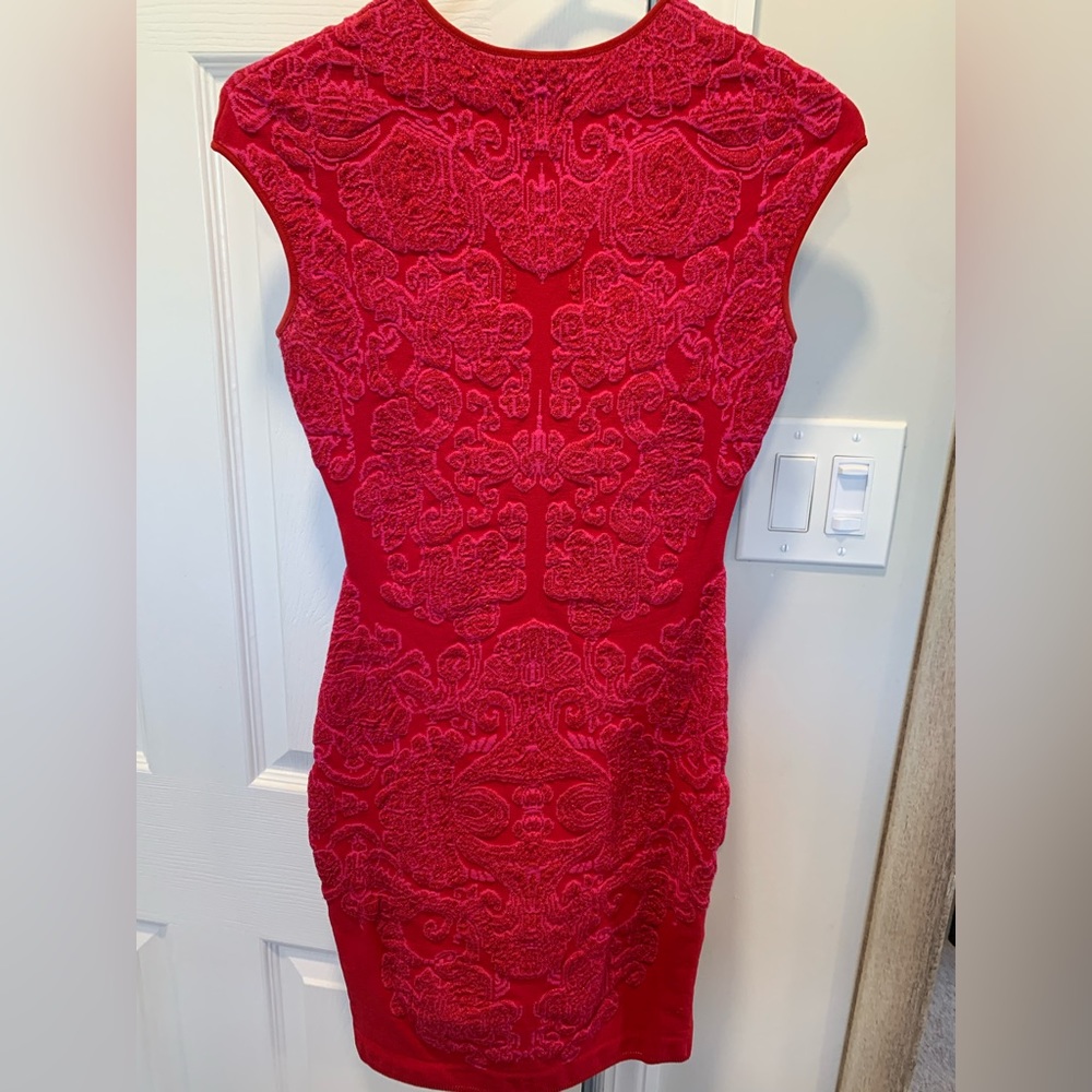 RVN red mid dress